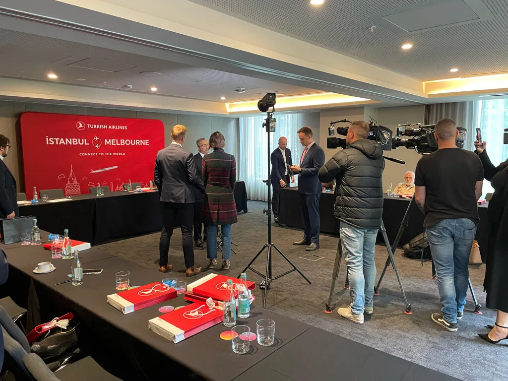 Turkish Airlines Inaugural Melbourne Flight Launch