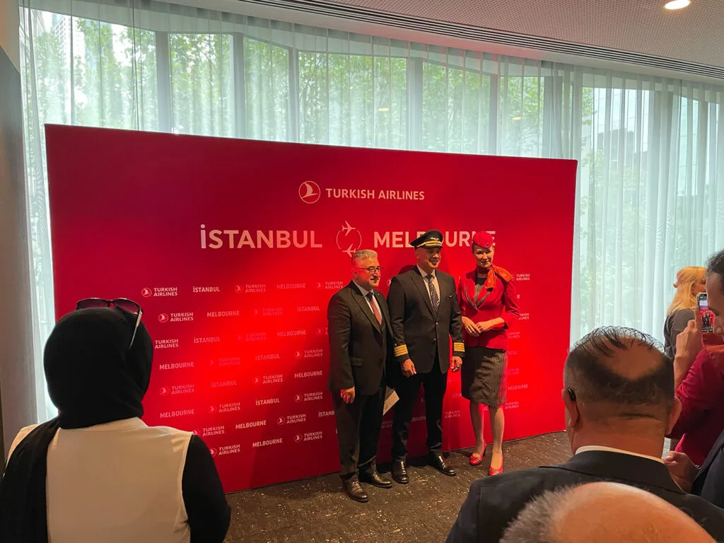 Turkish Airlines Inaugural Melbourne Flight Launch