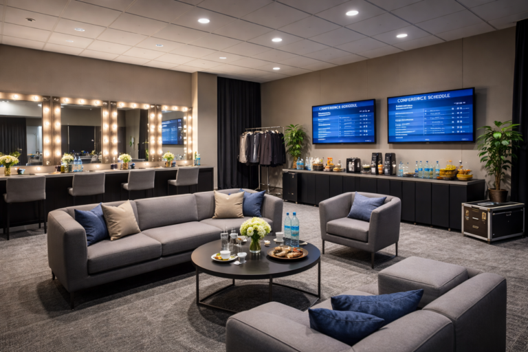 The Role of Green Room & Speaker Support at Large Conferences