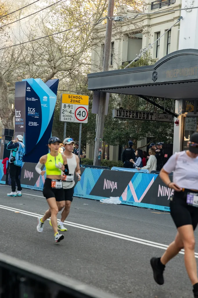Marathon Runners on the Sydney Marathon Track at Tata Consultancy Services TCS Sydney Marathon 2026, Sydney – Peanut Productions Event Management Case Study